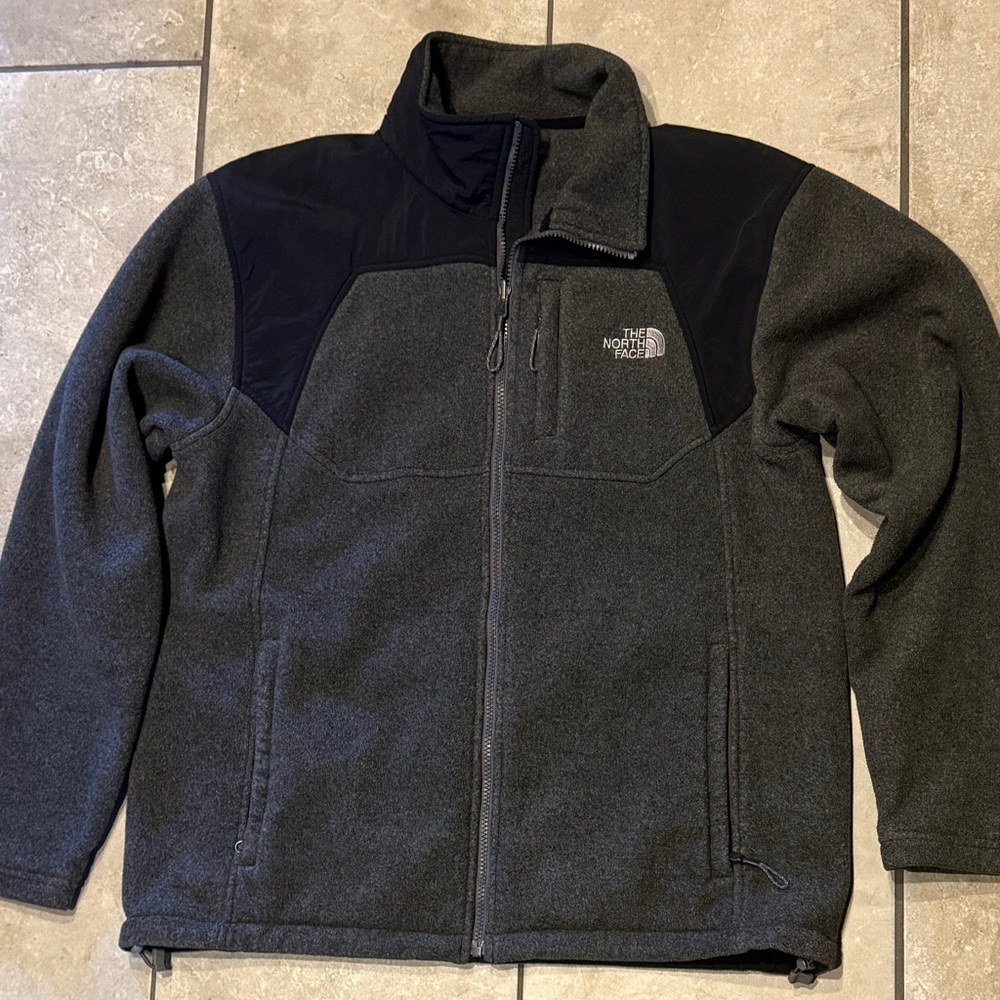 The North Face Men's Charcoal and Black Performance Jacket